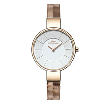 Charger l'image dans la galerie, IBSO Brand 6.5MM Ultra-Thin Quartz Watch Women Stainless Steel Mesh And Leather Strap Women Watches 2019 Fashion Montre Femme