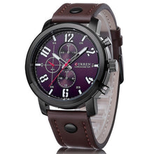 Charger l'image dans la galerie, Men Watch Sport 30M Waterproof Fashion Wristwatch Montre Homme Genuine Leather Relojes Hombre 2018 Quartz Male Business Watch