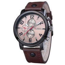 Charger l'image dans la galerie, Men Watch Sport 30M Waterproof Fashion Wristwatch Montre Homme Genuine Leather Relojes Hombre 2018 Quartz Male Business Watch