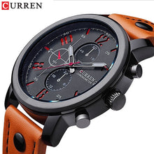 Charger l'image dans la galerie, Men Watch Sport 30M Waterproof Fashion Wristwatch Montre Homme Genuine Leather Relojes Hombre 2018 Quartz Male Business Watch