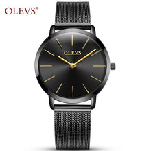 Charger l'image dans la galerie, Ultra thin Ladies Watch Brand Luxury Women Watches Waterproof Rose Gold Stainless Steel Quartz Calendar Wrist Watch montre femme