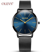 Charger l'image dans la galerie, Ultra thin Ladies Watch Brand Luxury Women Watches Waterproof Rose Gold Stainless Steel Quartz Calendar Wrist Watch montre femme
