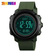 Charger l'image dans la galerie, SKMEI Altimeter Barometer Thermometer Altitude Men Digital Watches Sports Clock Climbing Hiking Wristwatch Montre Homme 1418
