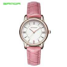 Charger l'image dans la galerie, SANDA 2018 Leather Women Watches Ladies Luxury Brand Famous Wrist Watch Fashion Dress Female Clock Relogio Feminino Montre Femme