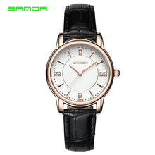 Charger l'image dans la galerie, SANDA 2018 Leather Women Watches Ladies Luxury Brand Famous Wrist Watch Fashion Dress Female Clock Relogio Feminino Montre Femme