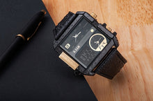 Charger l'image dans la galerie, Square Watches Men Led Waterproof Multiple Time Zone Mens Watches Brand Luxury Relogio Masculino Montre Homme Sport Watch