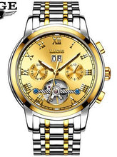 Charger l'image dans la galerie, LIGE Mens Watches Top Brand Luxury Automatic Mechanical Watch Men Business Full Steel Waterproof Sport Wrist Watch Montre Homme