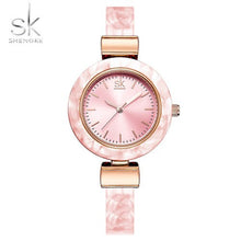 Charger l'image dans la galerie, Shengke White Ceramic Style Women Watches Fashion Creative Top Brand Ladies Watch 2018 New Bracelet Montre Femme Wrist Watches