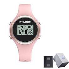 Charger l'image dans la galerie, SYNOKE Women Smart Sport Watch LED Digital Fashion Waterproof Lady Fitness Smartwatch Swimming Diving Hand Clock Montre Femme