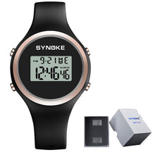 Charger l'image dans la galerie, SYNOKE Women Smart Sport Watch LED Digital Fashion Waterproof Lady Fitness Smartwatch Swimming Diving Hand Clock Montre Femme