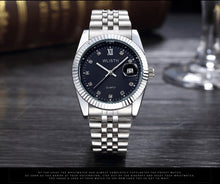 Charger l'image dans la galerie, 2018 WLISTH Brand Date Waterproof Crystals Men Watch Steel Wrist Watch Business Lover's Dress Gift Watches Montre Homme Reloj