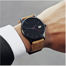 Charger l'image dans la galerie, new Fashion big Dial Military Quartz Men Watch Leather Sport watches High Quality Clock Wristwatch montre homme horloges vrouwen