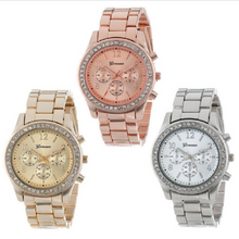 Charger l'image dans la galerie, Geneva Classic Luxury Rhinestone Watch Women Watches Fashion Ladies Watch Women's Watches Clock Relogio Feminino Reloj Mujer