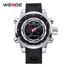 Charger l'image dans la galerie, WEIDE Men Luxury Brand Casual Military Quartz Watch Analog Waterproof Rubber Strap Date Men Sport Watch Relojes Montres hommes