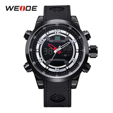 Charger l'image dans la galerie, WEIDE Men Luxury Brand Casual Military Quartz Watch Analog Waterproof Rubber Strap Date Men Sport Watch Relojes Montres hommes