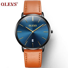 Charger l'image dans la galerie, Ultra Thin Casual Male Wristwatch Black Leather Mens Watches Business Date Quartz Man Watch Waterproof Men Clock montre homme