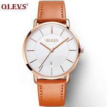 Charger l'image dans la galerie, Ultra Thin Casual Male Wristwatch Black Leather Mens Watches Business Date Quartz Man Watch Waterproof Men Clock montre homme