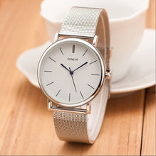 Charger l'image dans la galerie, 2019 Luxury Women Metal Mesh Watch Simplicity Classic Wrist Fashion Casual Quartz High Quality Women's Watches Relogio Masculino
