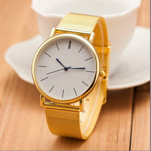 Charger l'image dans la galerie, 2019 Luxury Women Metal Mesh Watch Simplicity Classic Wrist Fashion Casual Quartz High Quality Women's Watches Relogio Masculino