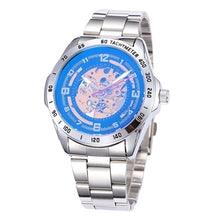 Charger l'image dans la galerie, Vintage Bronze Automatic Watch Skeleton Men Watch Steampunk Transparent Mechanical Mens Watches Full Metal Clock montre homme