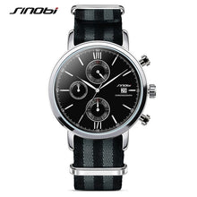 Charger l'image dans la galerie, SINOBI Sports Men's Chronograph Wristwatch Males Geneva Quartz Watches Riding Clocks 2019 James Bond 007 Montre Homme Furious