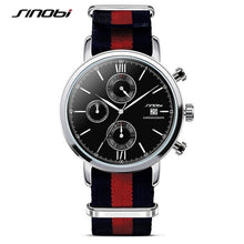 Charger l'image dans la galerie, SINOBI Sports Men's Chronograph Wristwatch Males Geneva Quartz Watches Riding Clocks 2019 James Bond 007 Montre Homme Furious