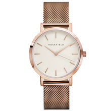 Charger l'image dans la galerie, ROSEFIELD Mesh Stainless Steel Watches Women Top quartz watch Brand Luxury Casual Clock Ladies Wrist Watch Relogio Feminino Gift