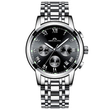 Charger l'image dans la galerie, MEGALITH Luxury Luminous Watches Men Waterproof Stainless Steel Analogue Wrist Watch Chronograph Date Quartz Watch Montre Homme