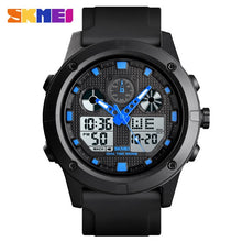 Charger l'image dans la galerie, SKMEI Outdoor Sport Watch Men Digial Watches Military 5Bar Waterproof Luminous Dual Display Wristwatch montre homme 1514