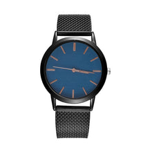 Charger l'image dans la galerie, Montre Femme Modern Fashion Black Quartz Watch Women Mesh Stainless Steel Bracelet High Quality Casual Wrist Watch for Woman #A