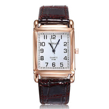 Charger l'image dans la galerie, Women WOMAGE Classic Square Shape Figure PU Watchband Wristwatch Quartz Watch Women Watches Relogio Feminino Montre Femme hv5n