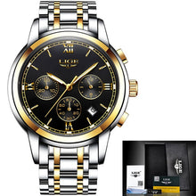 Charger l'image dans la galerie, Montre Homme  Watch Men Luxury Brand LIGE Chronograph Men Sport Watch Waterproof Full Steel Quartz Men Watches Relogio Masculino