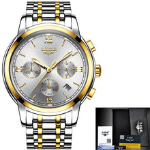 Charger l'image dans la galerie, Montre Homme  Watch Men Luxury Brand LIGE Chronograph Men Sport Watch Waterproof Full Steel Quartz Men Watches Relogio Masculino