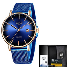 Charger l'image dans la galerie, Montre Homme  Watch Men Luxury Brand LIGE Chronograph Men Sport Watch Waterproof Full Steel Quartz Men Watches Relogio Masculino