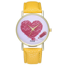 Charger l'image dans la galerie, Heart women's quartz watch Fashionable Temperament hard clock 2018 Beautiful Simple Business Women Ladies WristWatch #D