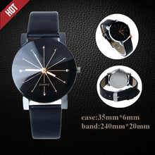 Charger l'image dans la galerie, 1PC WoMen Fashion Watches 2019 Brand Quartz Dial Clock Leather Wrist Watch Round Case women bayan kol saati reloj mujer  S7