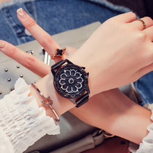 Charger l'image dans la galerie, Luxury Quartz Watches Women Mesh Magnetic Stainless Steel Bracelet 2019 High Quality Casual Wrist Watch for Woman Montre Femme