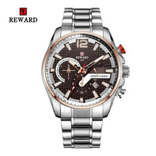 Charger l'image dans la galerie, 2019 Hot Brand Luxury Men's Waterproof Calendar Three-eye Timing Multi-function Steel Strap Sports Men Watch montre homme Saat