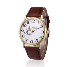 Charger l'image dans la galerie, Retail New Arrival Retro Design Leather Band Analog Alloy Simple Quartz Wrist Watch reloj mujer Horloges Uhren Damen clock xfcs