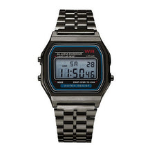Charger l'image dans la galerie, New Arrival LED Digital Waterproof Quartz Wrist Watch Dress Golden Wrist Watch Women Men digital watch montre homme 2019
