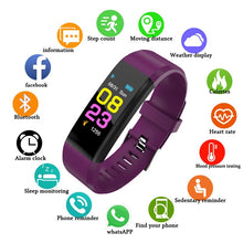Charger l'image dans la galerie, 2019 NEW Schnoah ID115 Pedometer Smart Uhr Zeit Datum Display Armbanduhr Schritt  Montre Bluetooth Verbindung Uhr pk Fitbits