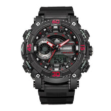 Charger l'image dans la galerie, D-ZINER Mens G Style Military Watches Shock Analog Digital Dual Display Wristwatch Water Resistant Auto Date Watch Montre Homme
