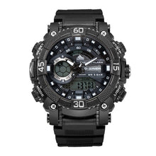 Charger l'image dans la galerie, D-ZINER Mens G Style Military Watches Shock Analog Digital Dual Display Wristwatch Water Resistant Auto Date Watch Montre Homme