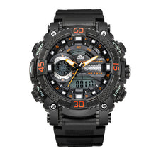 Charger l'image dans la galerie, D-ZINER Mens G Style Military Watches Shock Analog Digital Dual Display Wristwatch Water Resistant Auto Date Watch Montre Homme