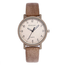 Charger l'image dans la galerie, Retro Design Women Watches Leather Band Quartz Wrist Watch Top Brand Luxury Fashion Clock Saat Drop Shipping montre femme
