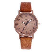 Charger l'image dans la galerie, Retro Design Women Watches Leather Band Quartz Wrist Watch Top Brand Luxury Fashion Clock Saat Drop Shipping montre femme