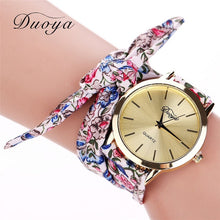Charger l'image dans la galerie, Fashion Women's Flower Star Bow Wristwatch Scarf Band Party Casual Watch relogio feminino Montre Femme Women Gift 328