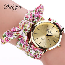 Charger l'image dans la galerie, Fashion Women's Flower Star Bow Wristwatch Scarf Band Party Casual Watch relogio feminino Montre Femme Women Gift 328
