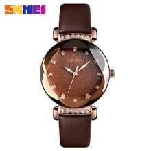 Charger l'image dans la galerie, Skmei Women quartz watches Starry sky Brightly Ladies Wristwatches Waterproof Fashion Montre Femme 2019 Luxe Gift For Female