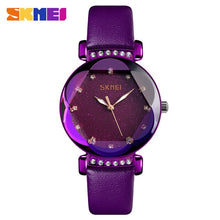 Charger l'image dans la galerie, Skmei Women quartz watches Starry sky Brightly Ladies Wristwatches Waterproof Fashion Montre Femme 2019 Luxe Gift For Female